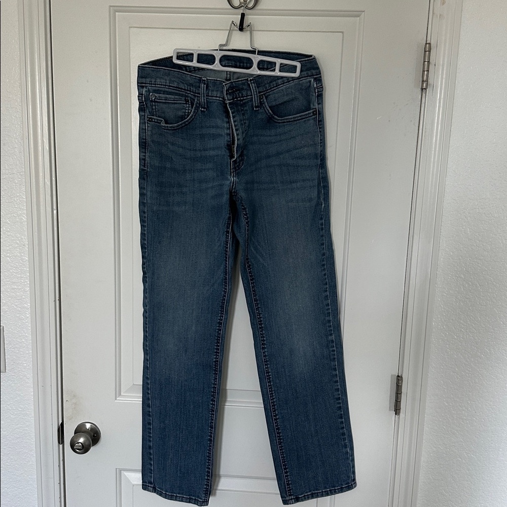 Levi's Blue Denim Jeans with Iconic Patch